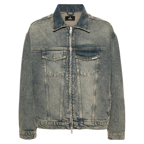 Denim Jacket Indigo Blue Cotton
