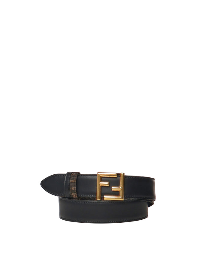 Fendi Belts Black Calfskin