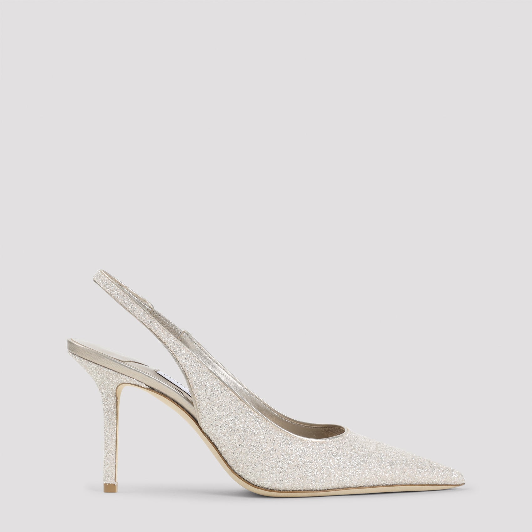 Love85 Caviar Glitter Pumps Nude & Neutrals Leather Shoe