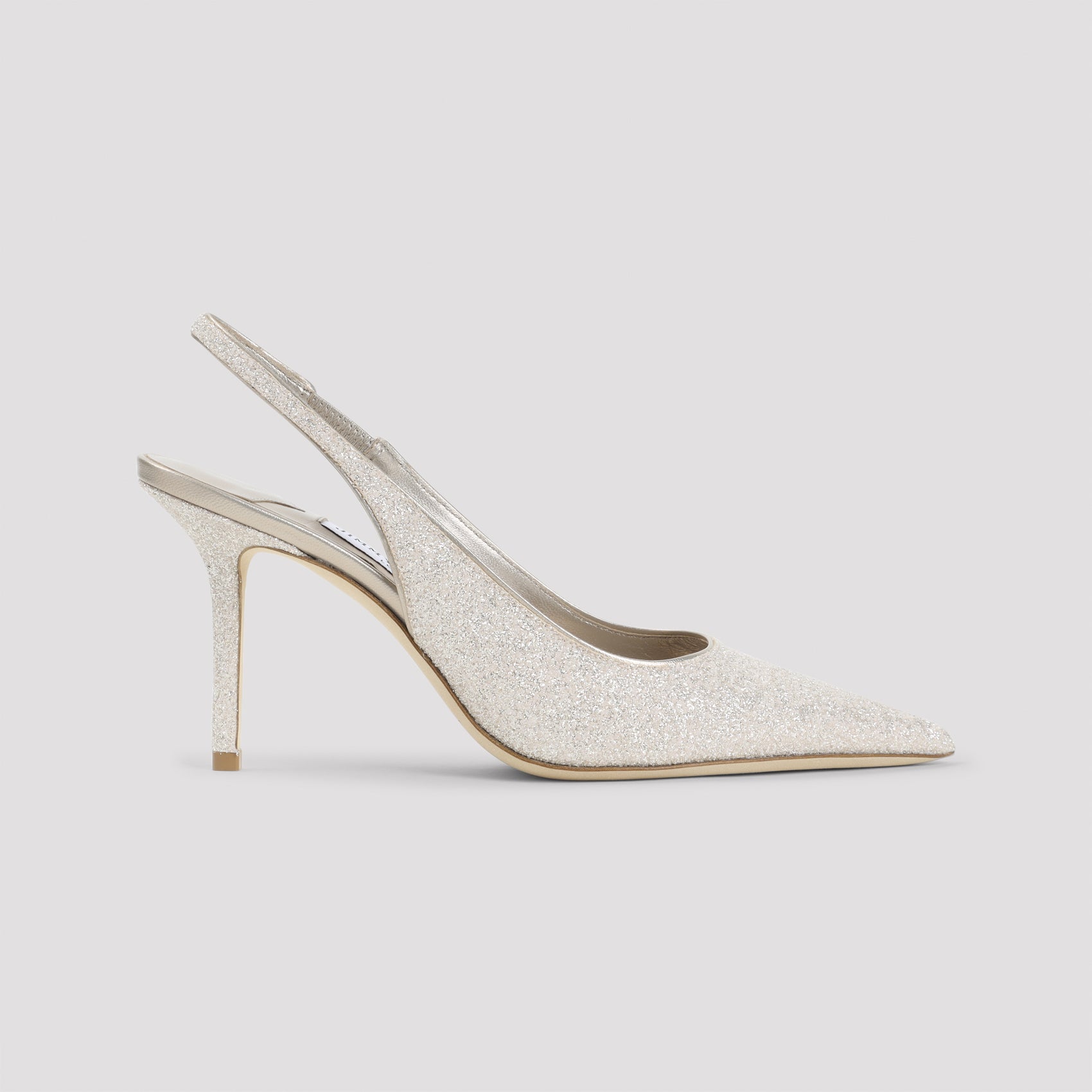Love85 Caviar Glitter Pumps Nude & Neutrals Leather Shoe