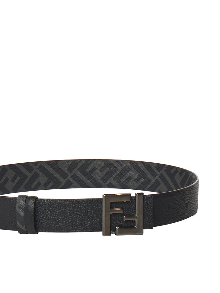 Fendi Belts Black Calfskin