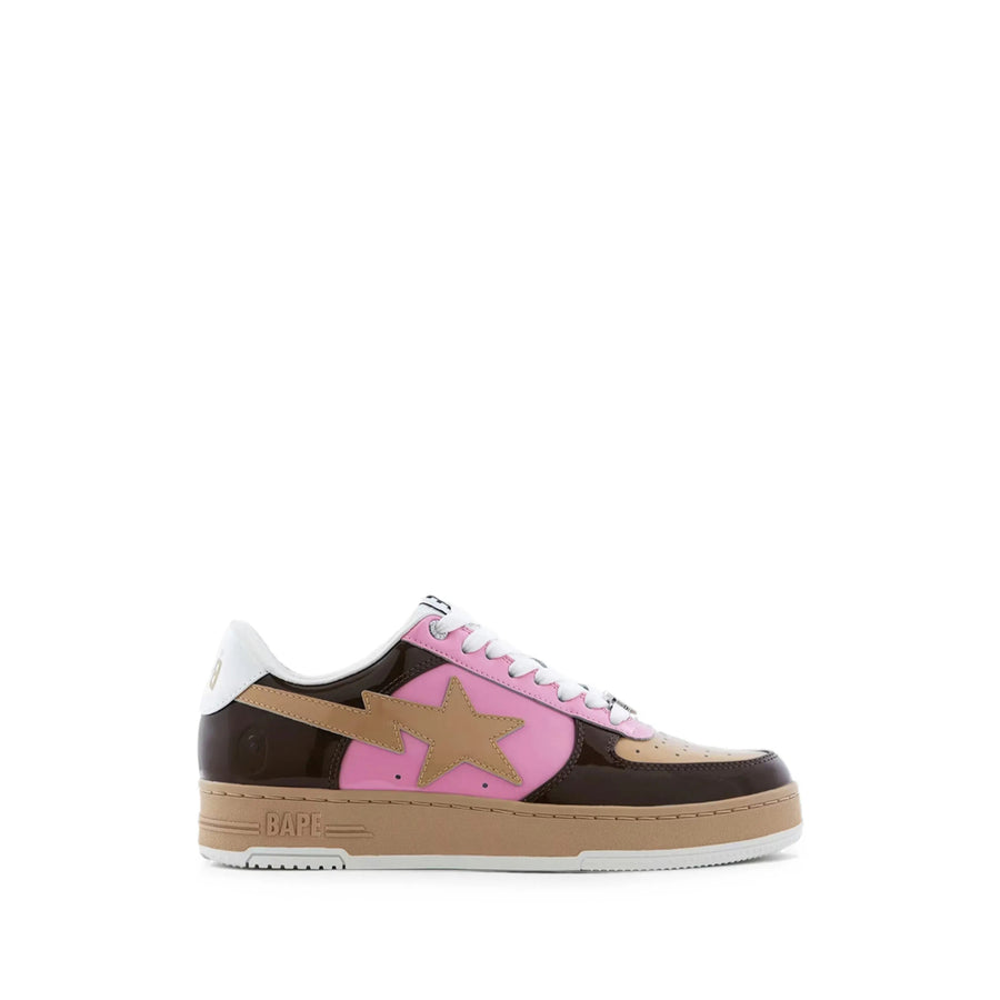 Leather Sneakers Brown-Pink Brown/pink Trainers