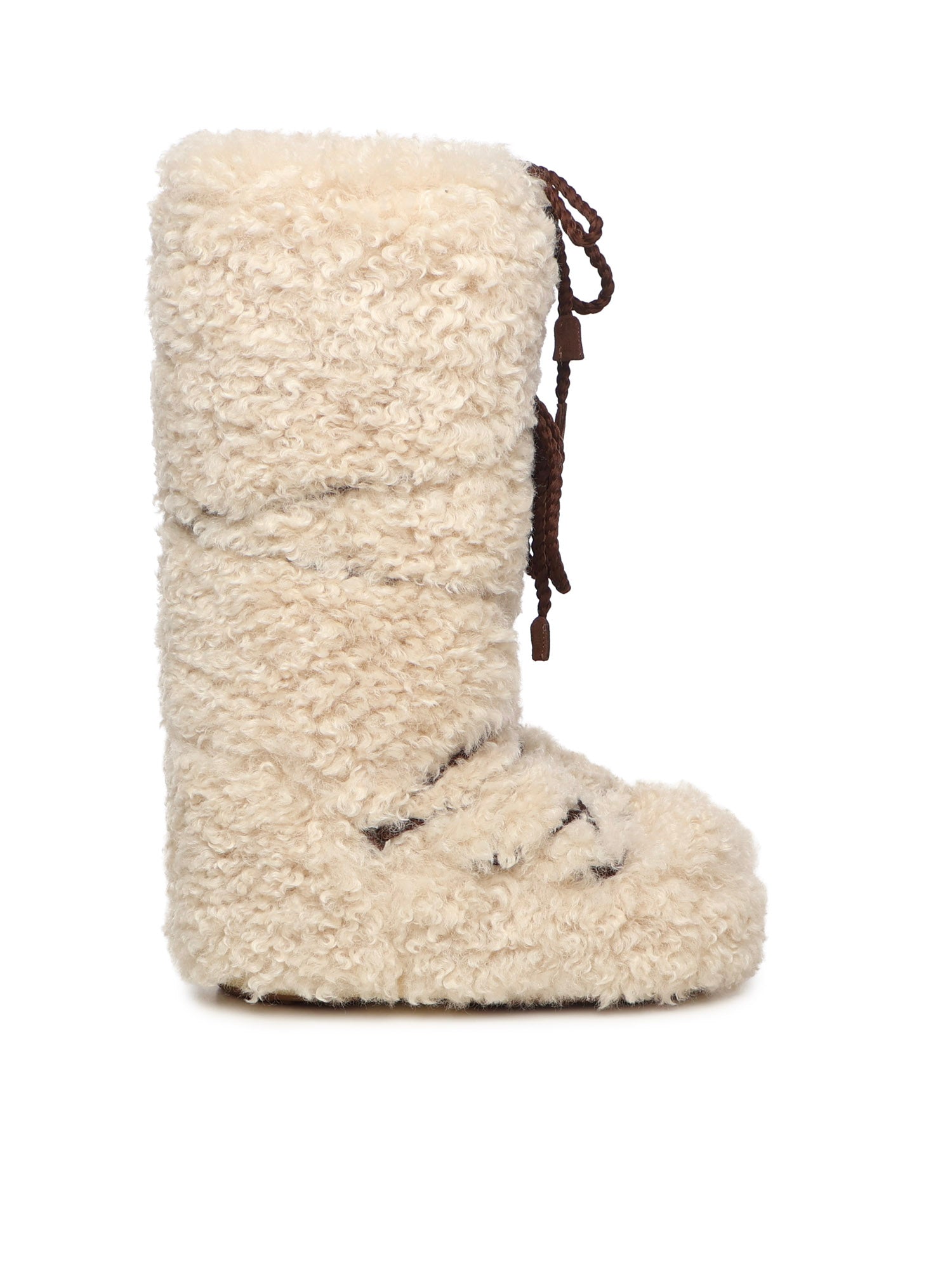 Moon Boot Beige Polyester