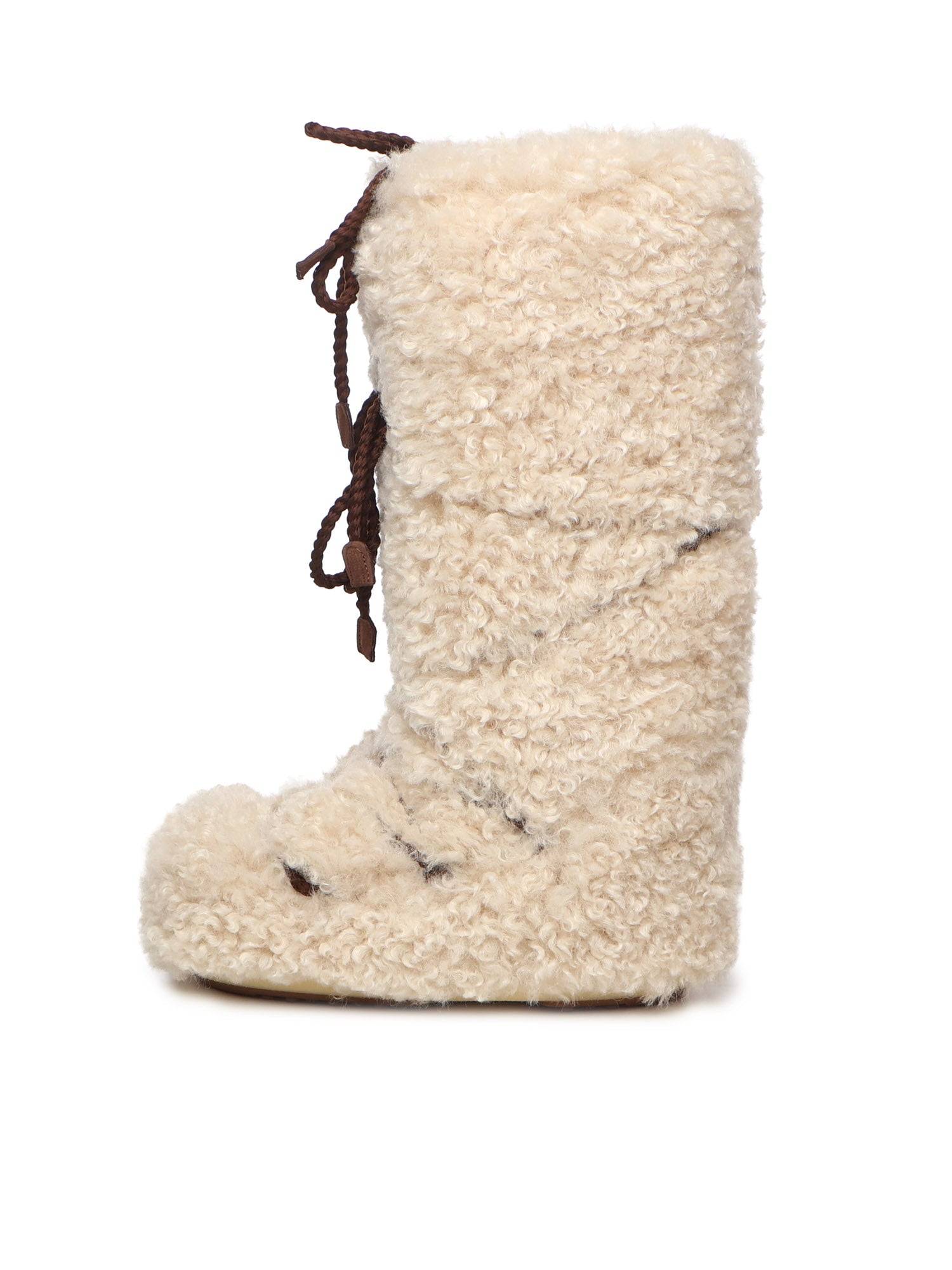 Moon Boot Beige Polyester