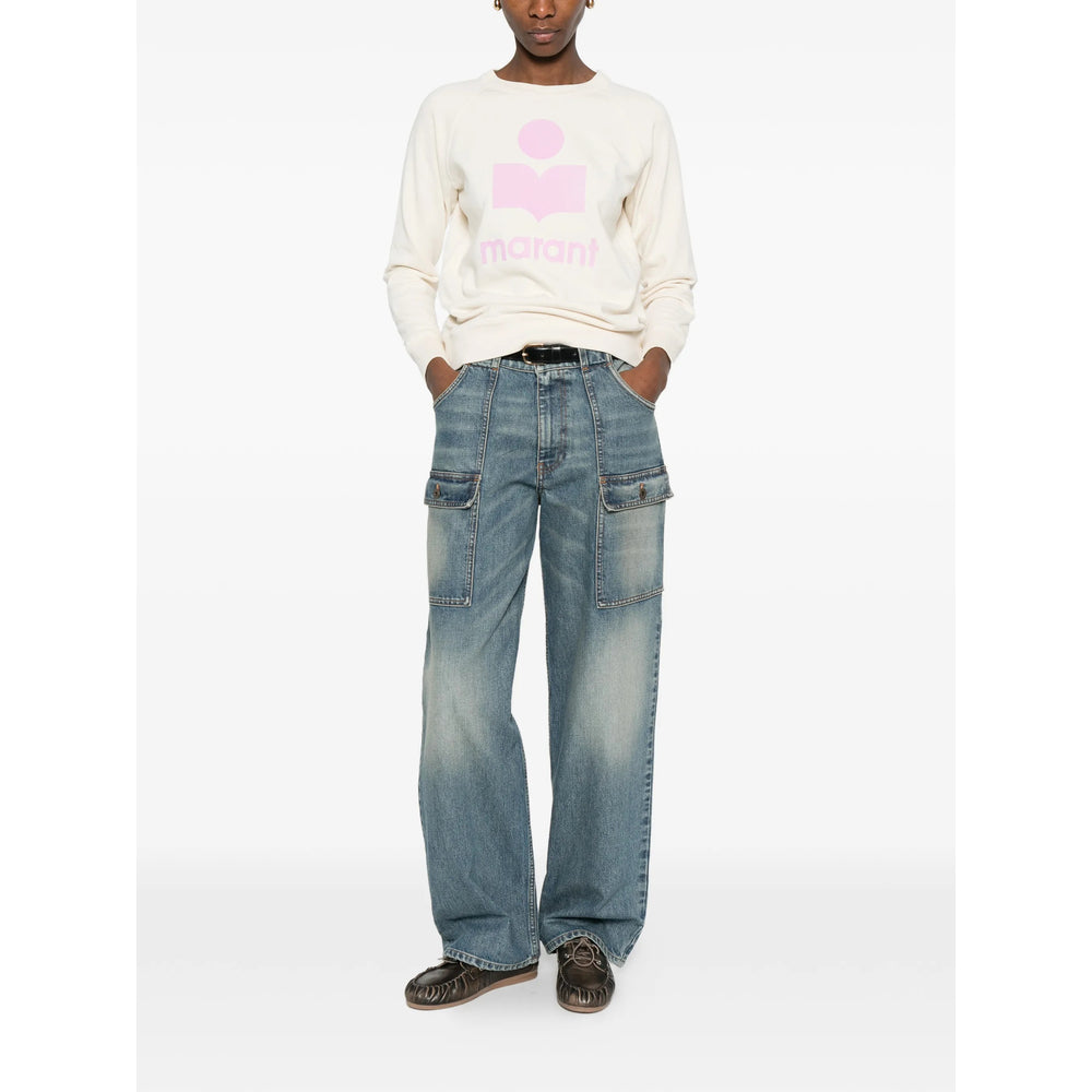 Sweatshirt Marant Étoile Neutrals/pink Organic Cotton: 88. Sweatshirts