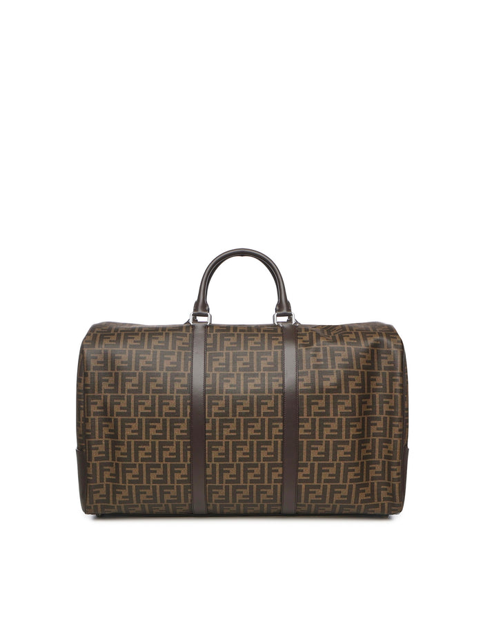 Fendi Suitcases Brown Polyurethane