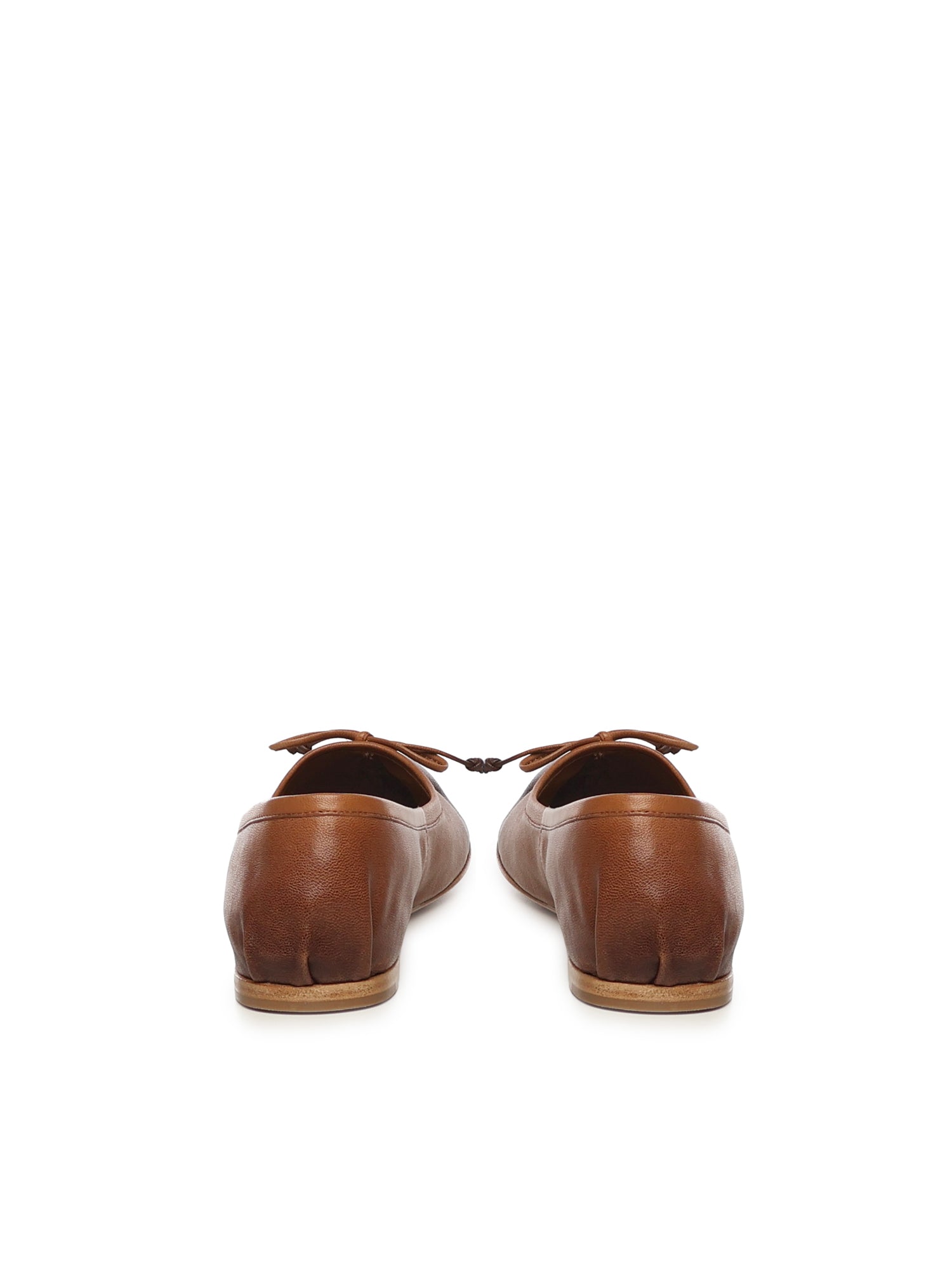 Miu Flat shoes Brown Lambskin