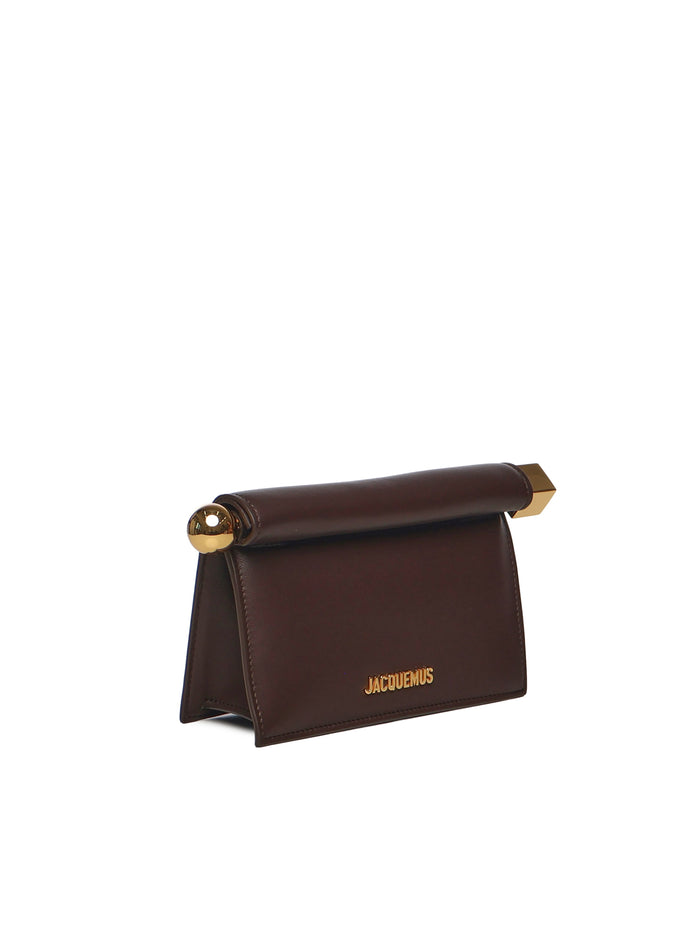 Jacquemus Bags Midnight Brown Lambskin