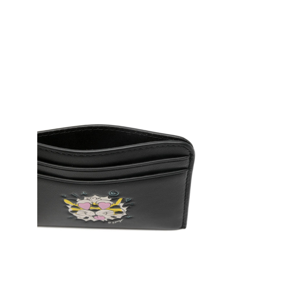 Small Leather Goods Kenzo Black Calf Leather: 100