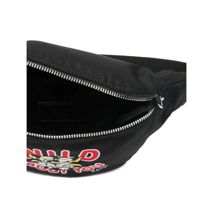 Bum Bag Kenzo Black Lining Cotton: 100