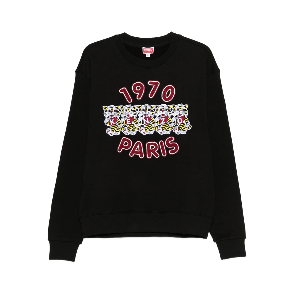 Sweatshirt Kenzo Black Organic Cotton: 100. Sweatshirts