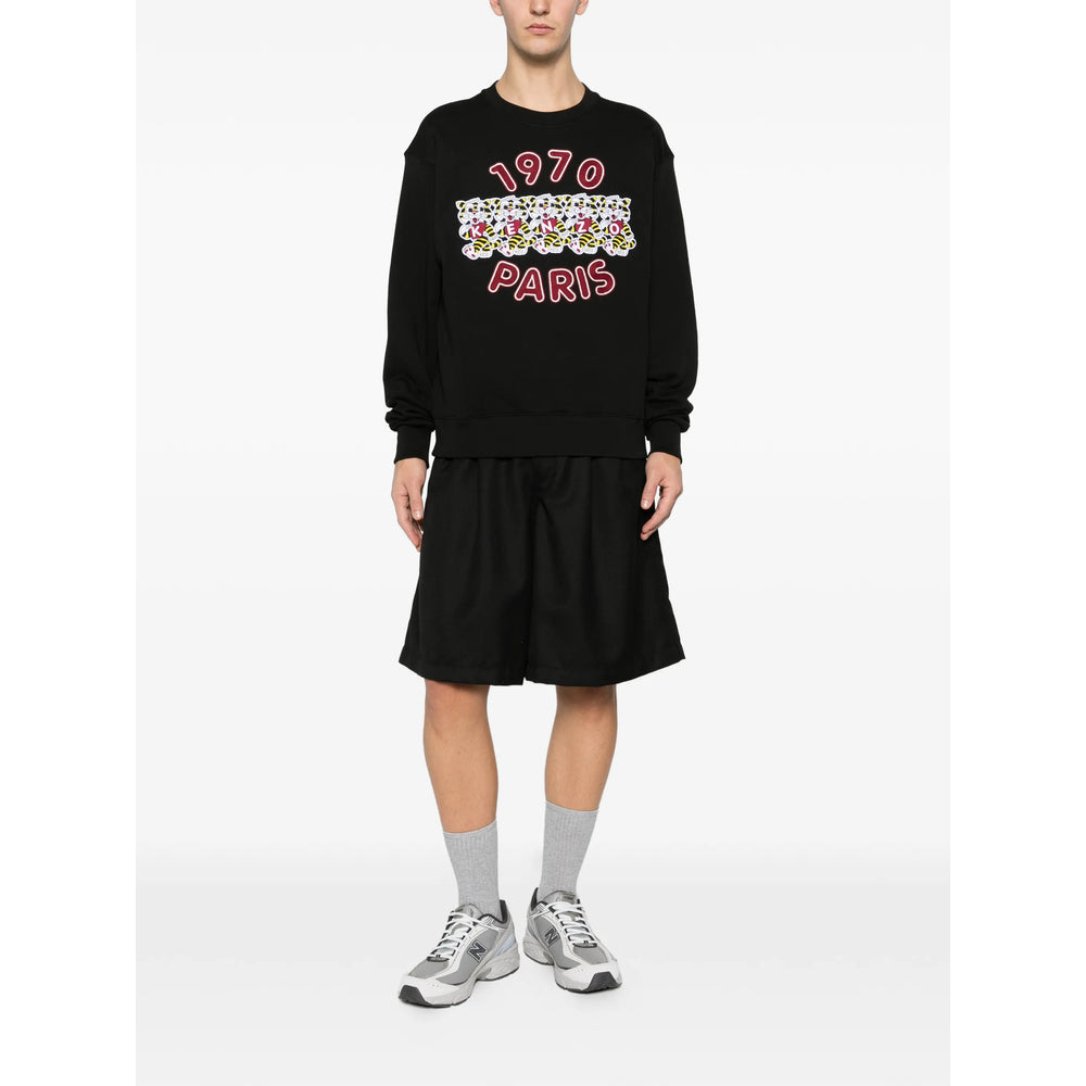 Sweatshirt Kenzo Black Organic Cotton: 100. Sweatshirts
