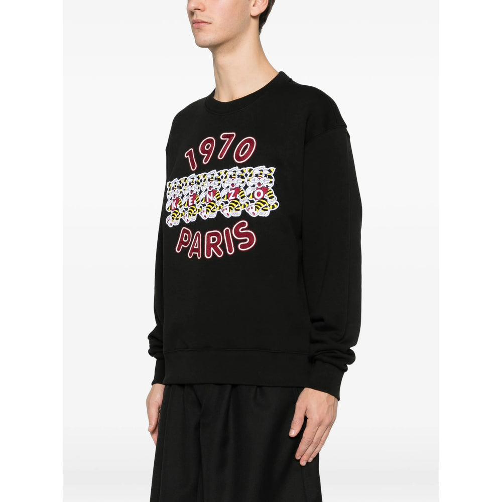 Sweatshirt Kenzo Black Organic Cotton: 100. Sweatshirts