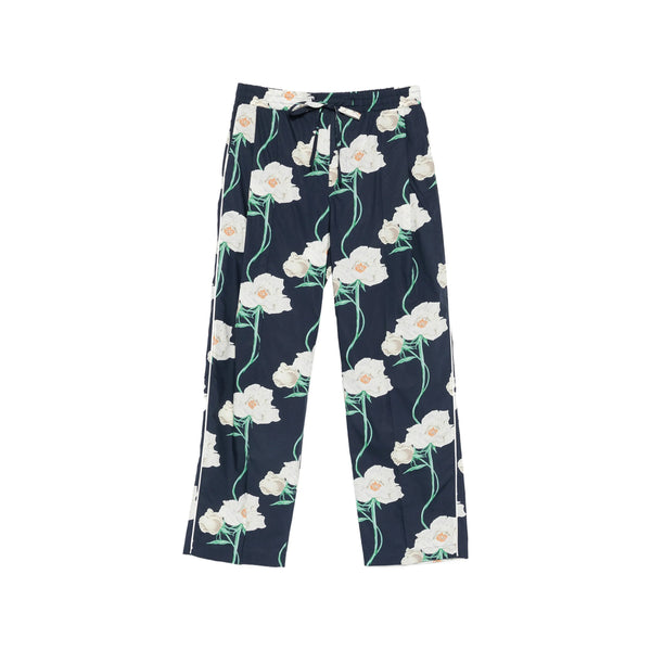 Trousers Cotton Blue-White Blue/white