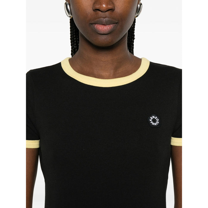 T-Shirt Kenzo Black/yellow Organic Cotton: 98. T-shirts
