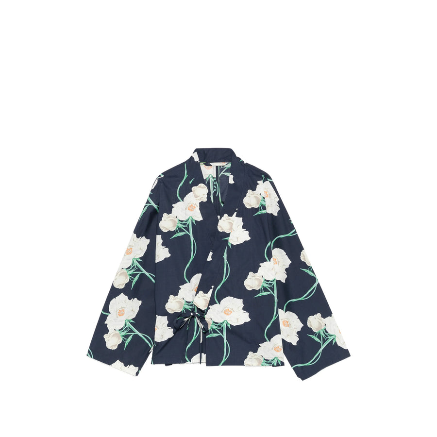 Waistcoat Blue-White Blue/white Jacket