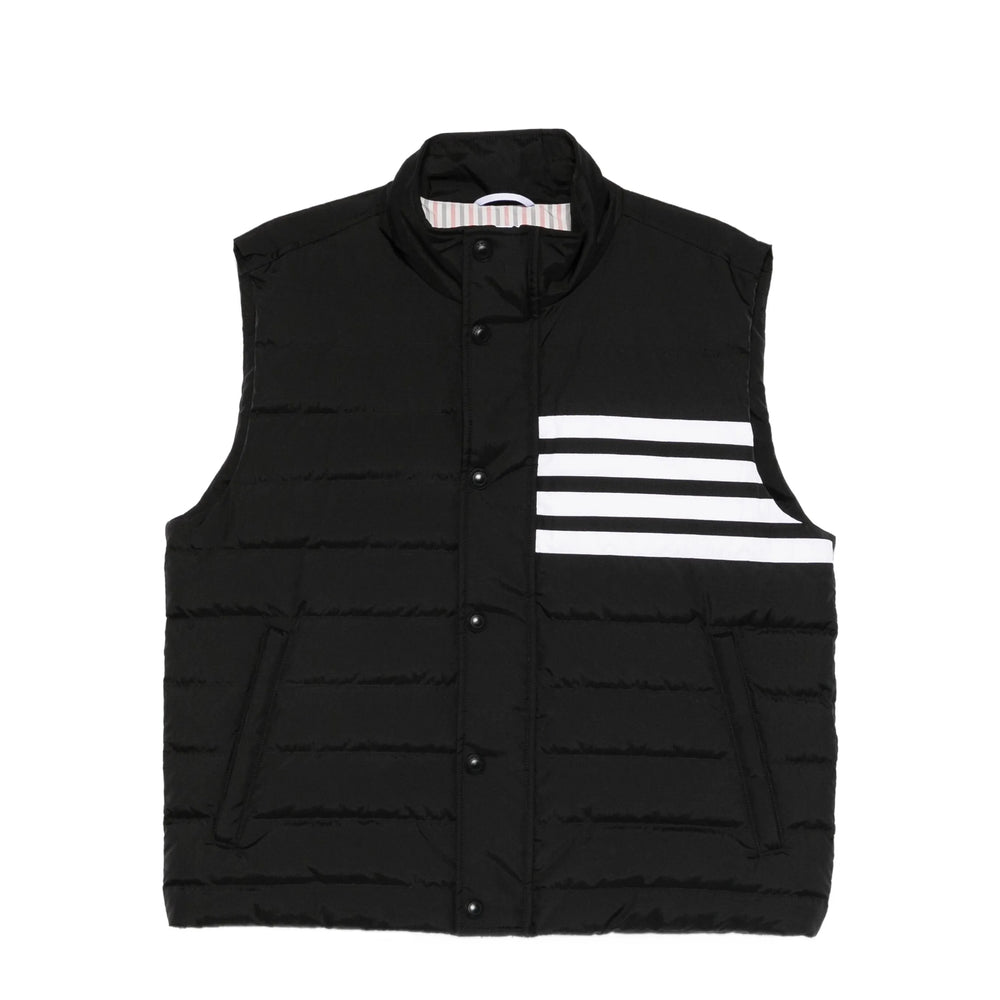Outwear Waistcoat Thom Browne Black Polyamide: Waistcoats