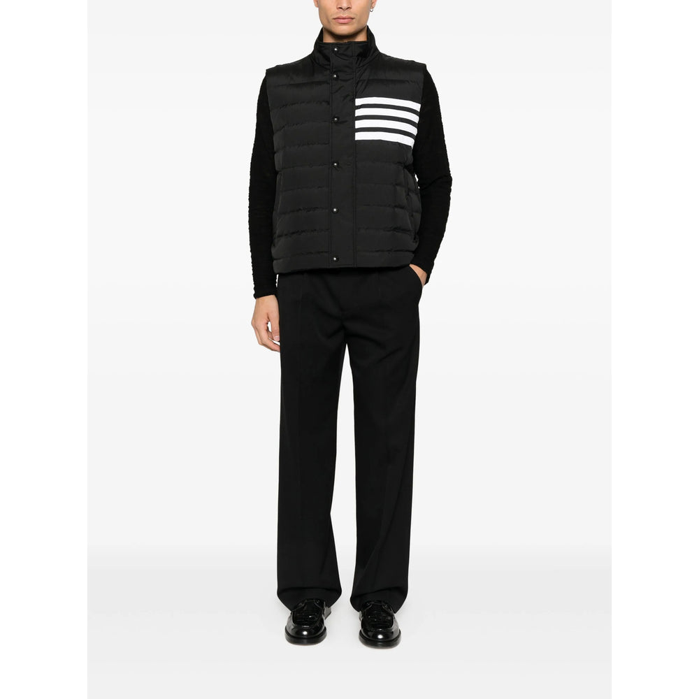 Outwear Waistcoat Thom Browne Black Polyamide: Waistcoats
