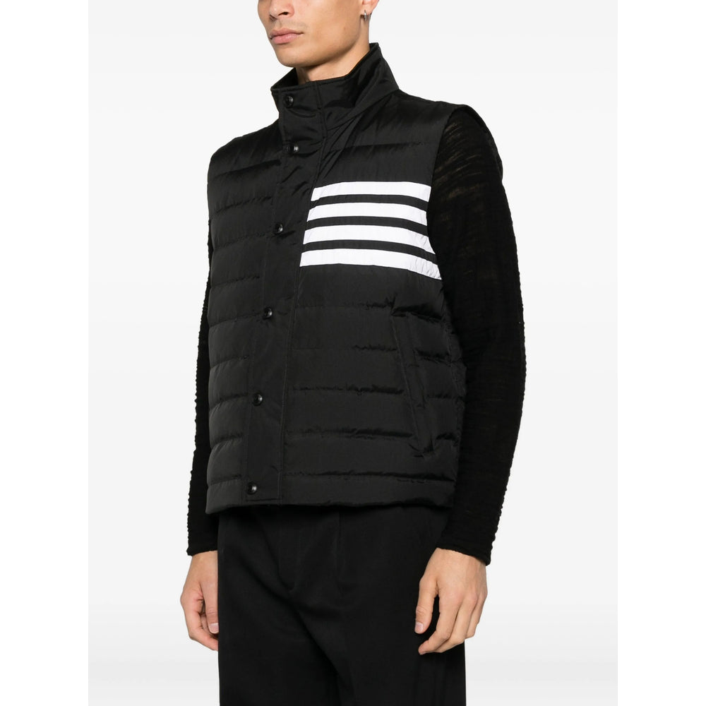 Outwear Waistcoat Thom Browne Black Polyamide: Waistcoats
