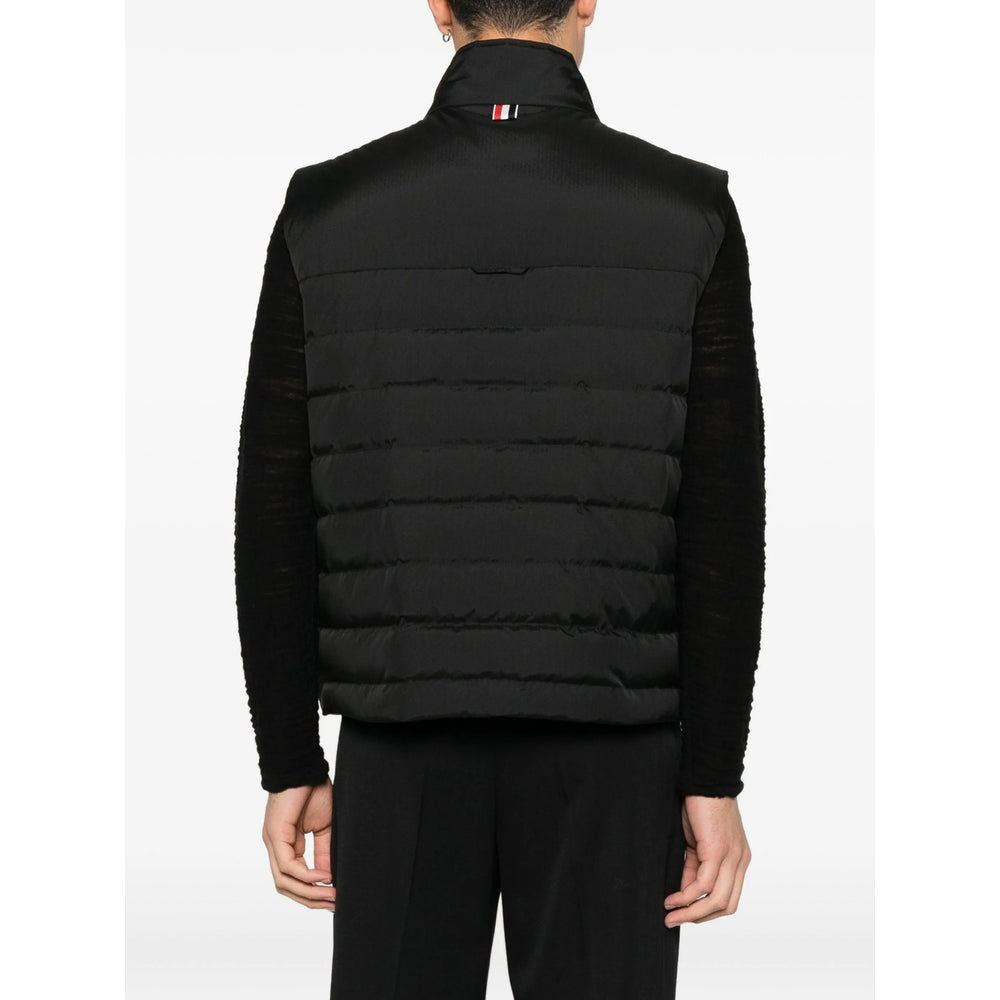 Outwear Waistcoat Thom Browne Black Polyamide: Waistcoats