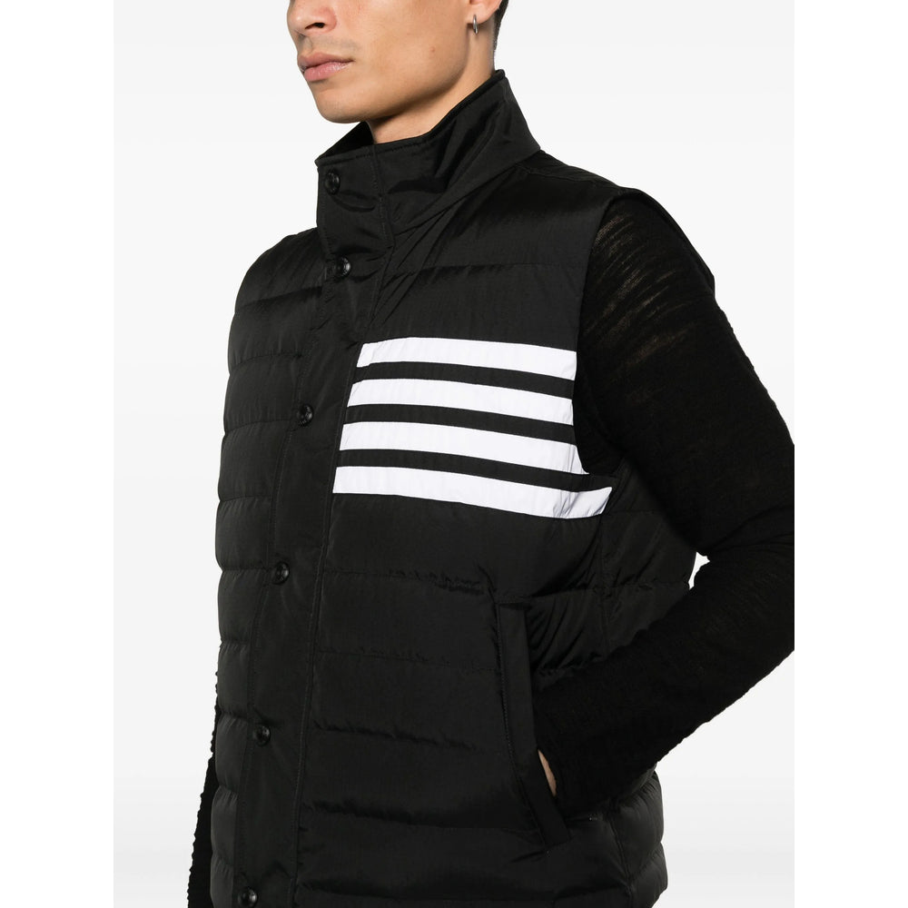 Outwear Waistcoat Thom Browne Black Polyamide: Waistcoats
