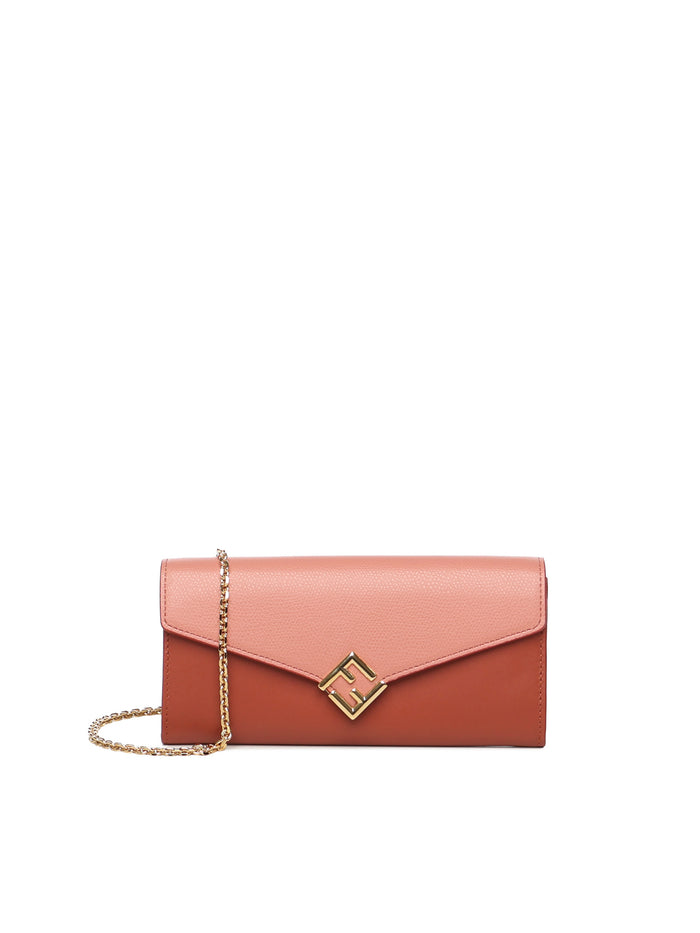 Fendi Wallets Pink Calfskin