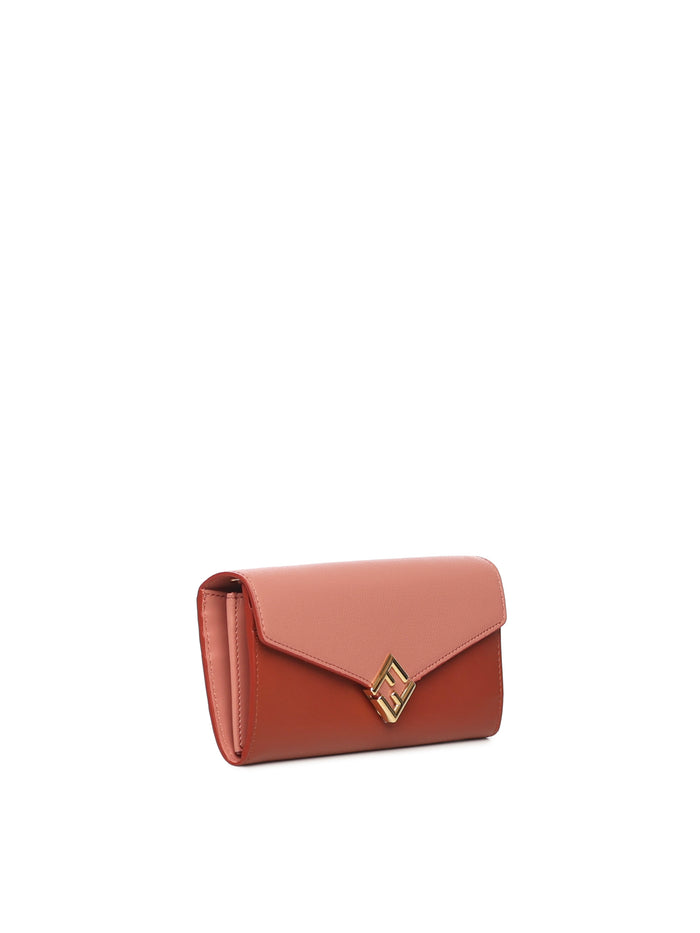Fendi Wallets Pink Calfskin