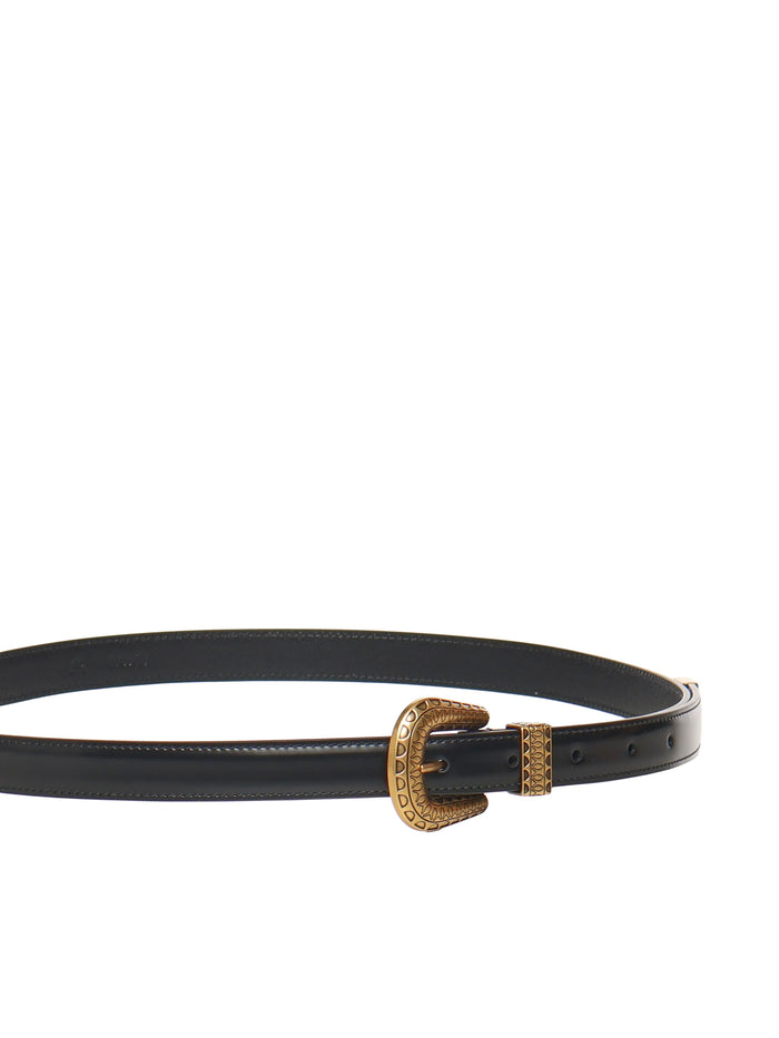 Valentino Garavani Belts Black Calfskin