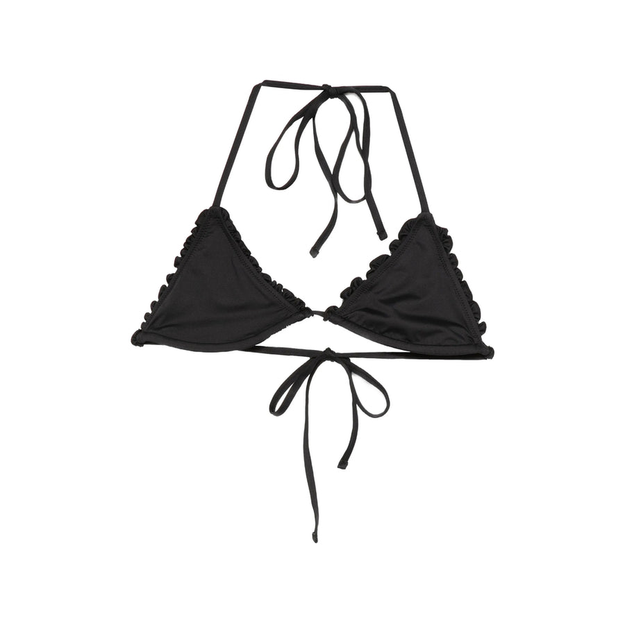 Triangle Bikini Top Black Nylon Sea Clothing