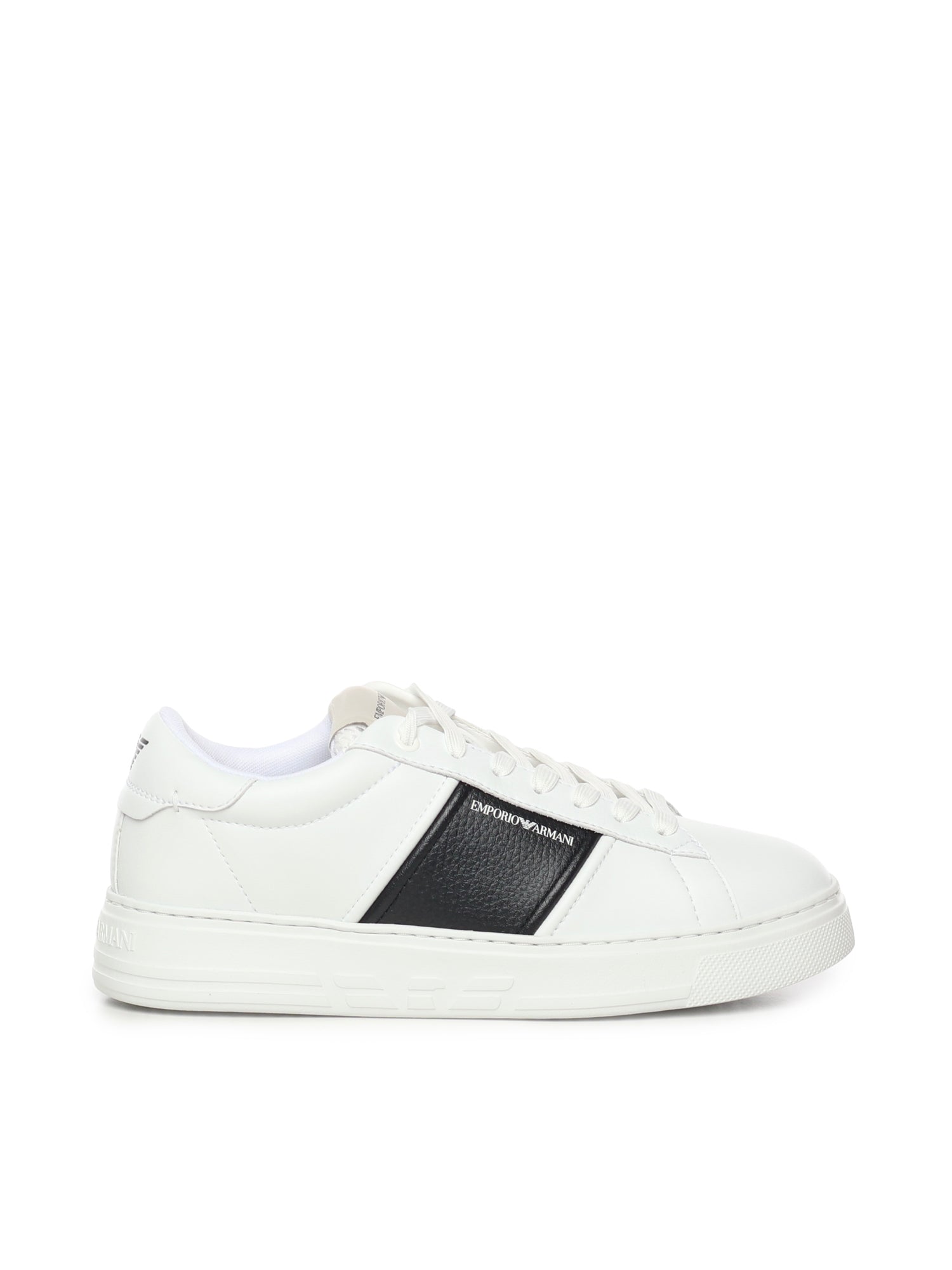 Emporio Armani Sneakers White Calfskin