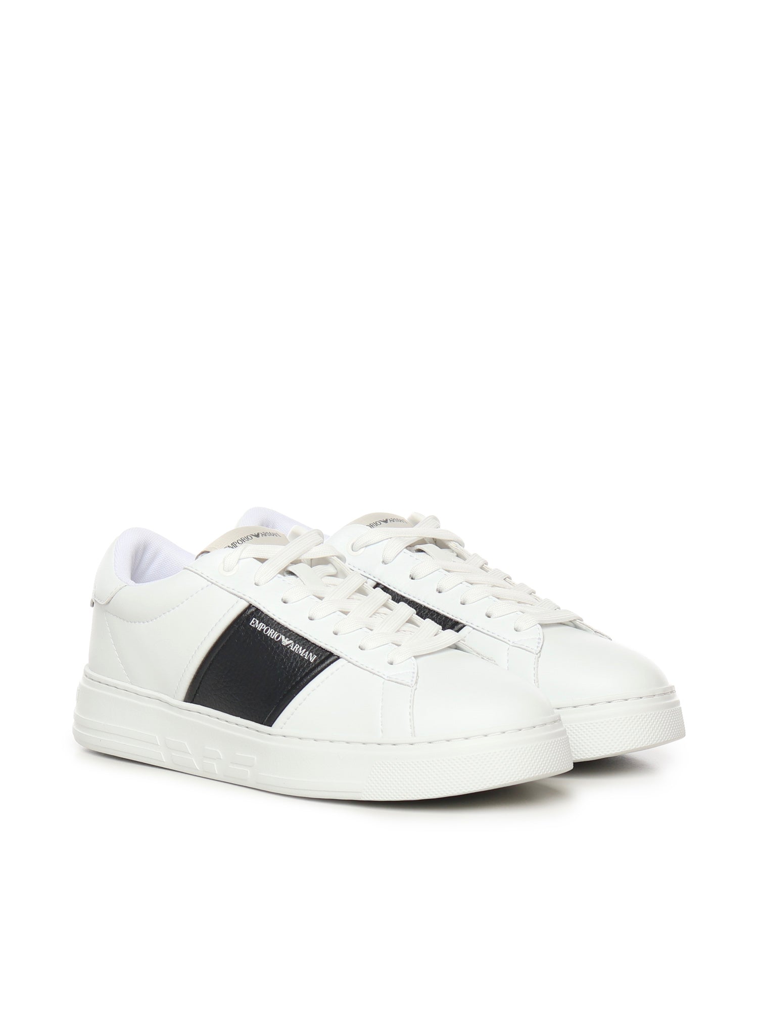 Emporio Armani Sneakers White Calfskin