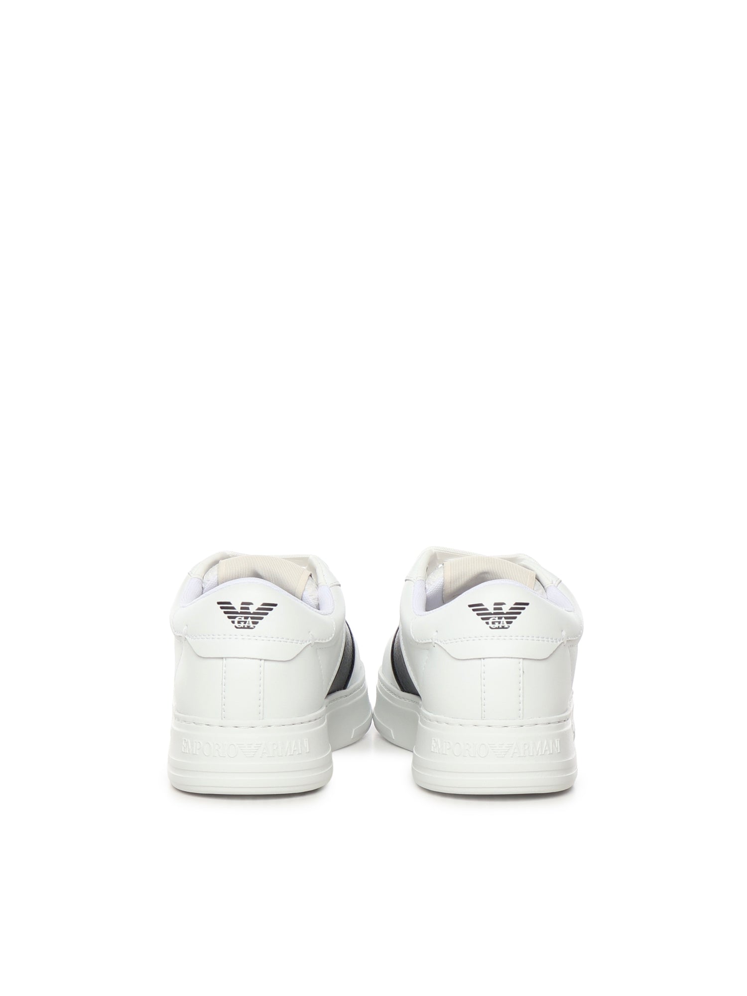 Emporio Armani Sneakers White Calfskin