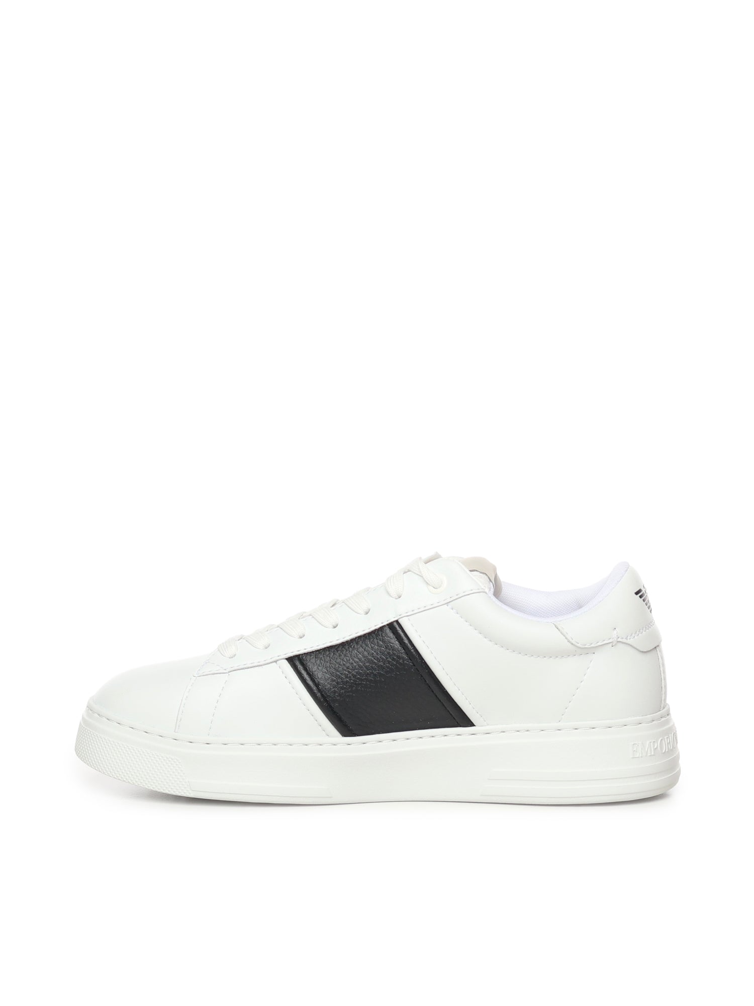 Emporio Armani Sneakers White Calfskin