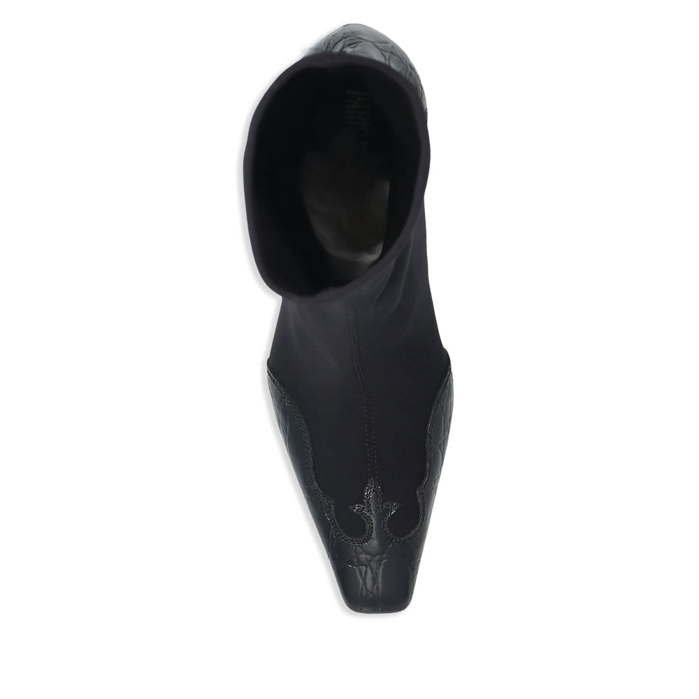 Shoes Paris Texas Black Leather: 100