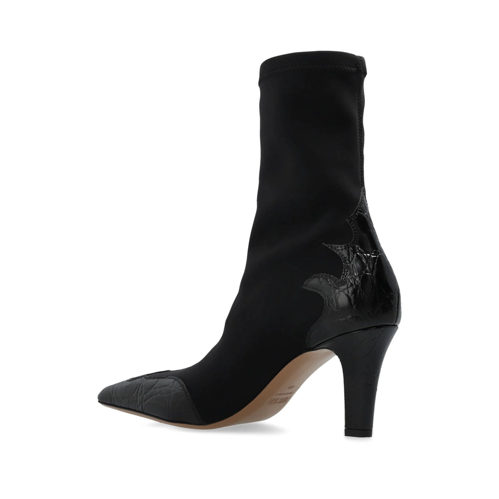 Shoes Paris Texas Black Leather: 100