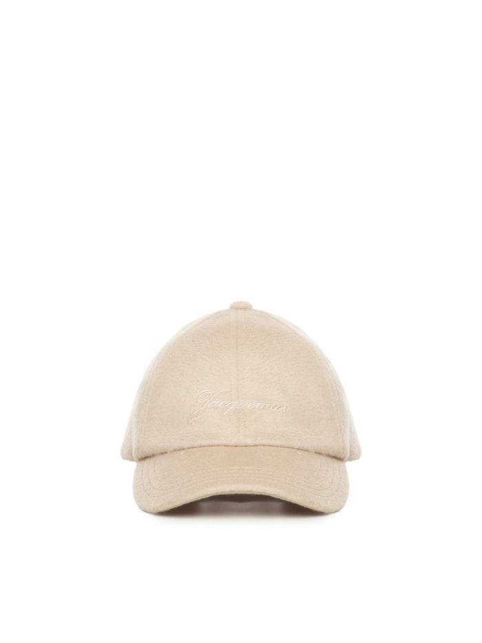 Jacquemus Hats Beige Virgin Wool