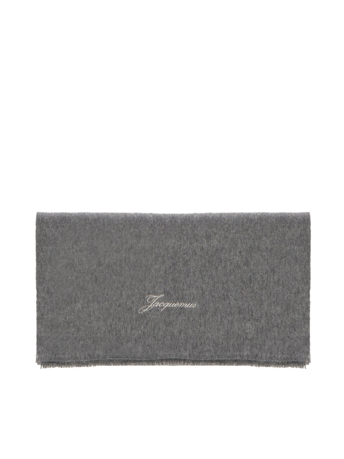 Jacquemus Scarfs Grey Wool
