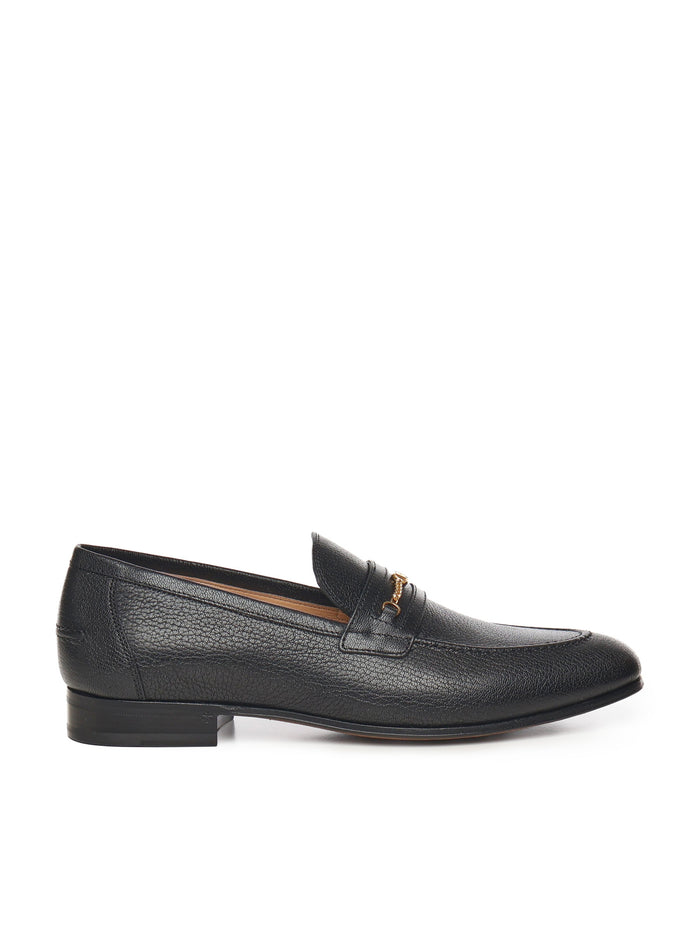 Valentino Garavani Flat Shoes Black Goatskin