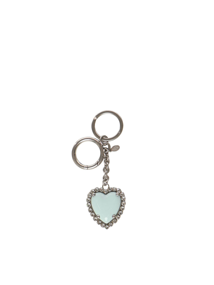 Valentino Garavani Keychains Palladium/crystal Brass