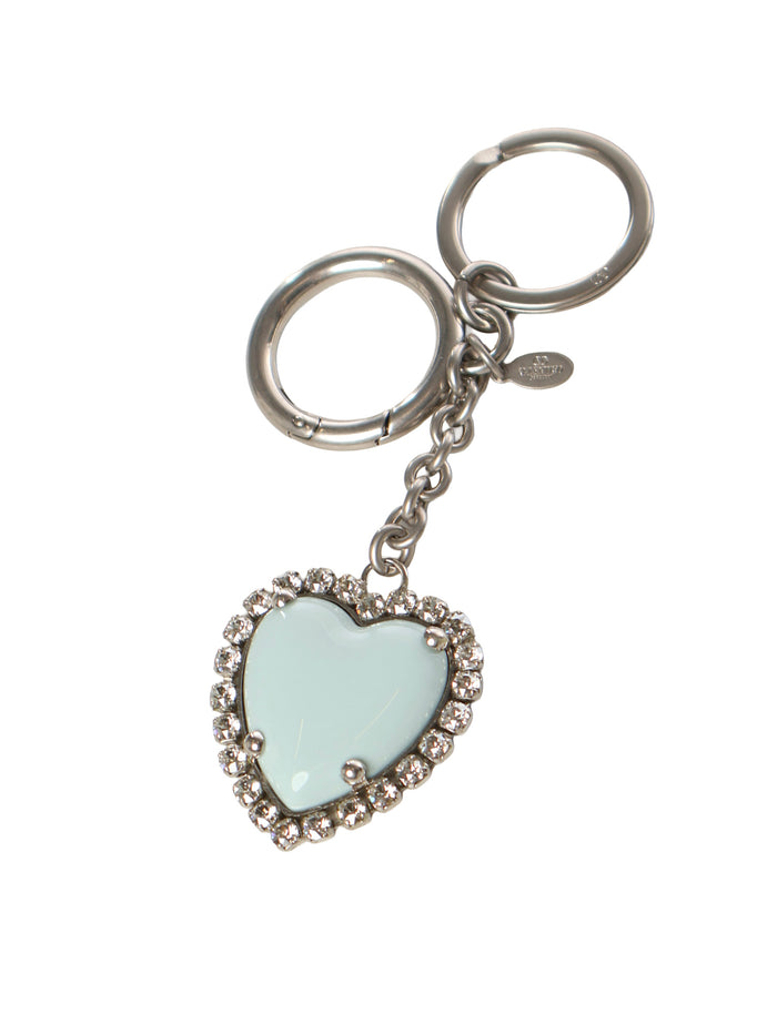 Valentino Garavani Keychains Palladium/crystal Brass