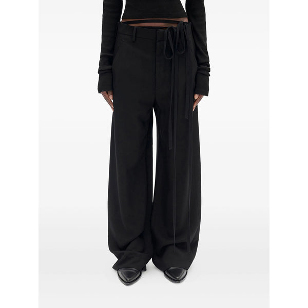 Trousers Black Viscose