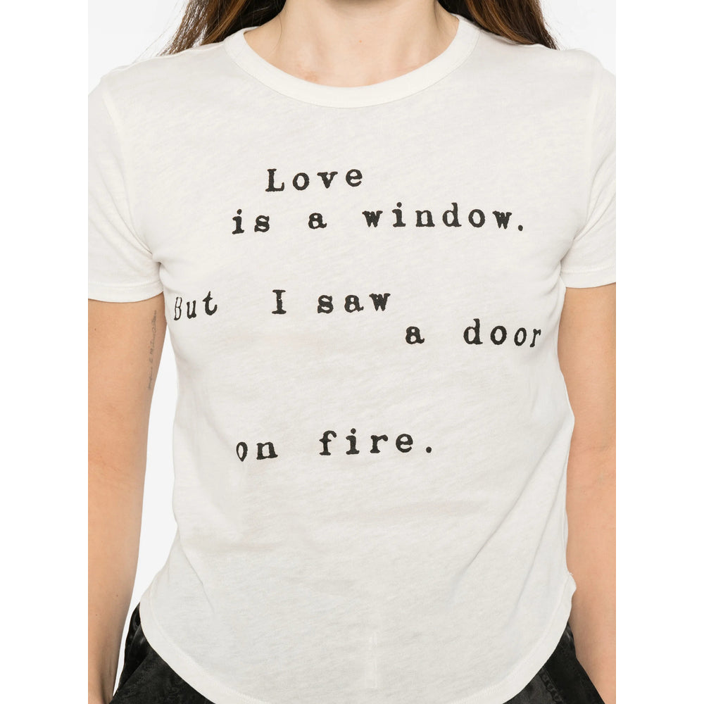 T-Shirt Ann Demeulemeester Neutrals Cotton: 100. T-shirts