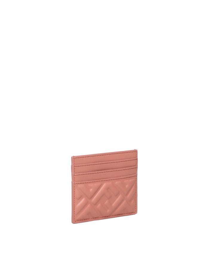 Fendi Wallets Pink Lambskin