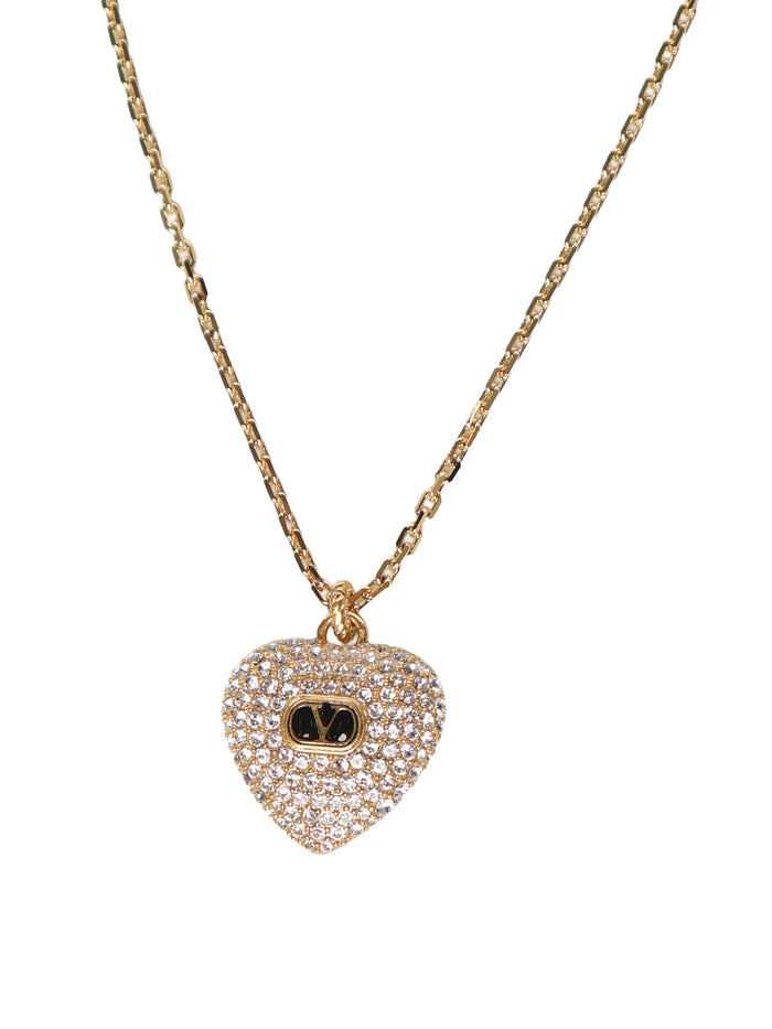 Valentino Garavani Bijoux Gold/black/crystal Brass