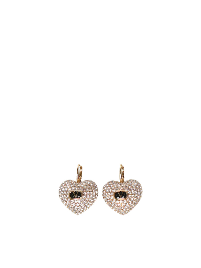 Valentino Garavani Bijoux Gold/black/crystal Brass