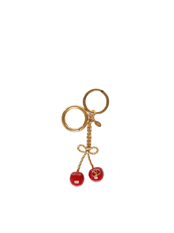 Valentino Garavani Keychains Antique Brass/red Brass