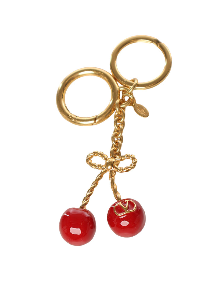 Valentino Garavani Keychains Antique Brass/red Brass