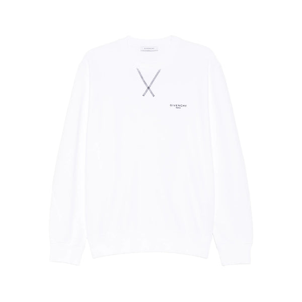 Sweatshirt White Cotton Sweatshirts