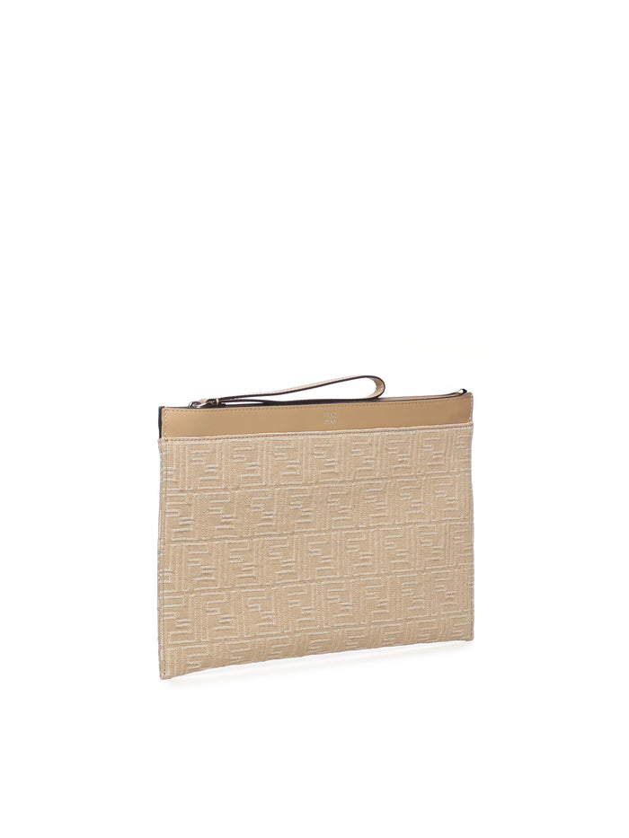 Fendi Bags Beige Cotton/calfskin