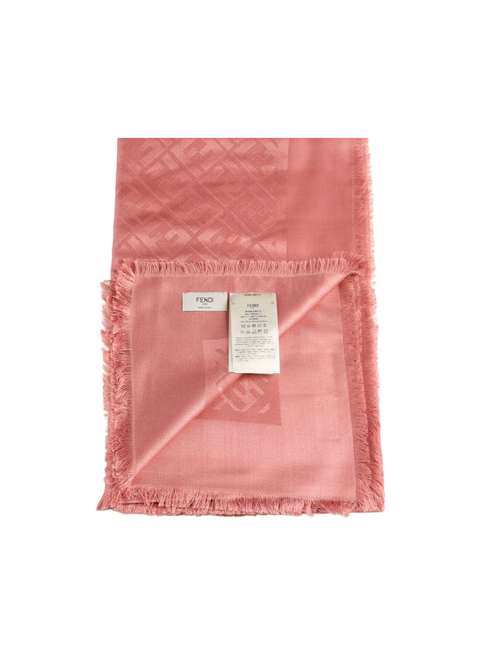 Fendi Scarfs Pink Silk